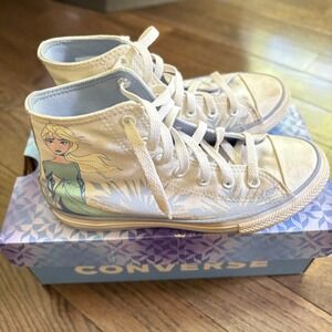 Converse Sneakers Kids Size 3 All Star Disney Frozen Elsa High Top